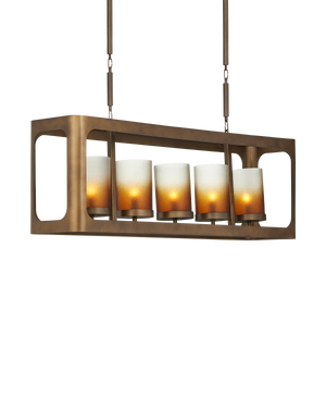 Tenebroso Rectangular Chandelier | Currey & Co - 9000-1451