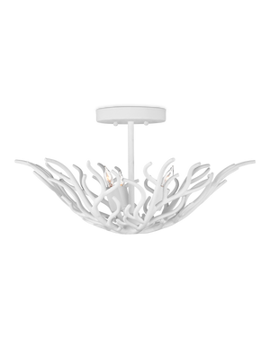 Currey & Co Snowfall Semi-Flush Mount | 9000-1124