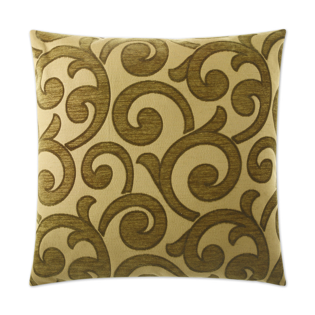 Key Decorative Throw Pillow - Olive | DV Kap