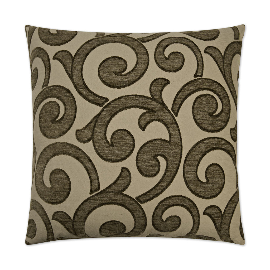 Key Decorative Throw Pillow - Taupe | DV Kap