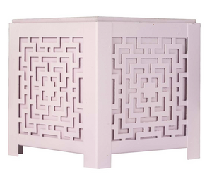 Pink Fretwork Planter