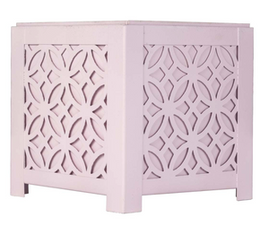 Pink Floral Planter