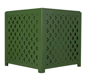 Moss Green Lattice Planter