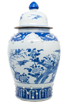 Grand Antiqued Raised Dot Jar