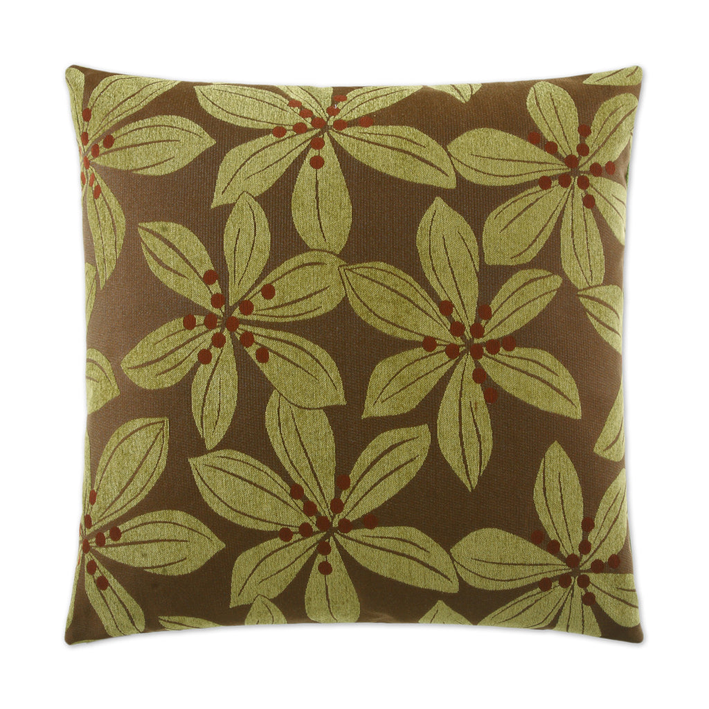 Tropical Leaf Decorative Throw Pillow - Green | DV Kap