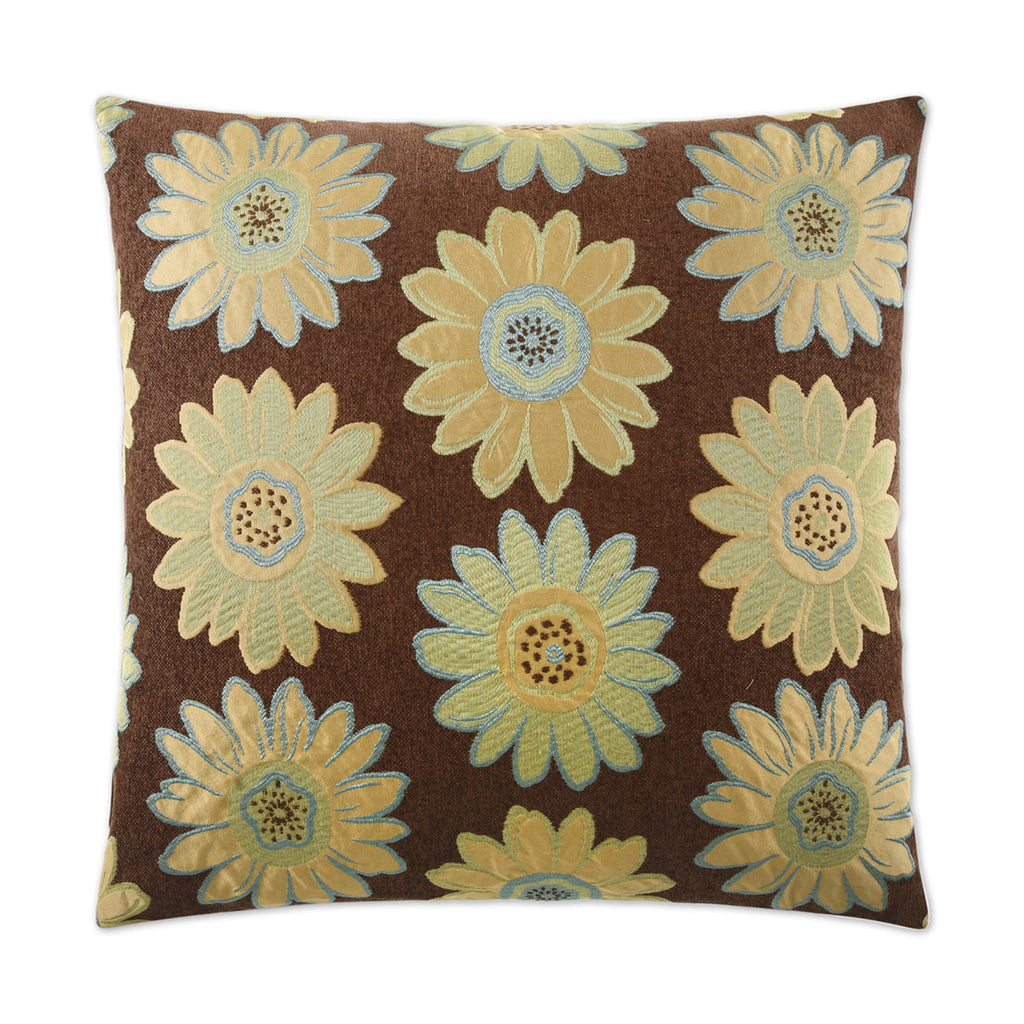 Daisy May Decorative Throw Pillow - Green | DV Kap