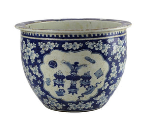 Round Figurine Cherry Blossom Fishbowl