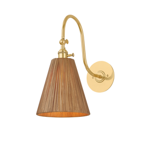 RUTHIN Wall Sconce - Aged Brass | Hudson Valley Lighting - 2115-AGB