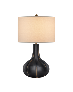 Bonbori Black Table Lamp | Currey & Co - 6000-1091