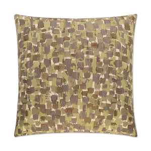 Expressionist Decorative Throw Pillow - Stone | DV Kap