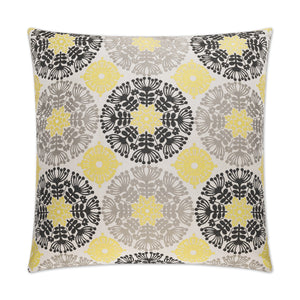 Bloomers Decorative Throw Pillow - Grey | DV Kap