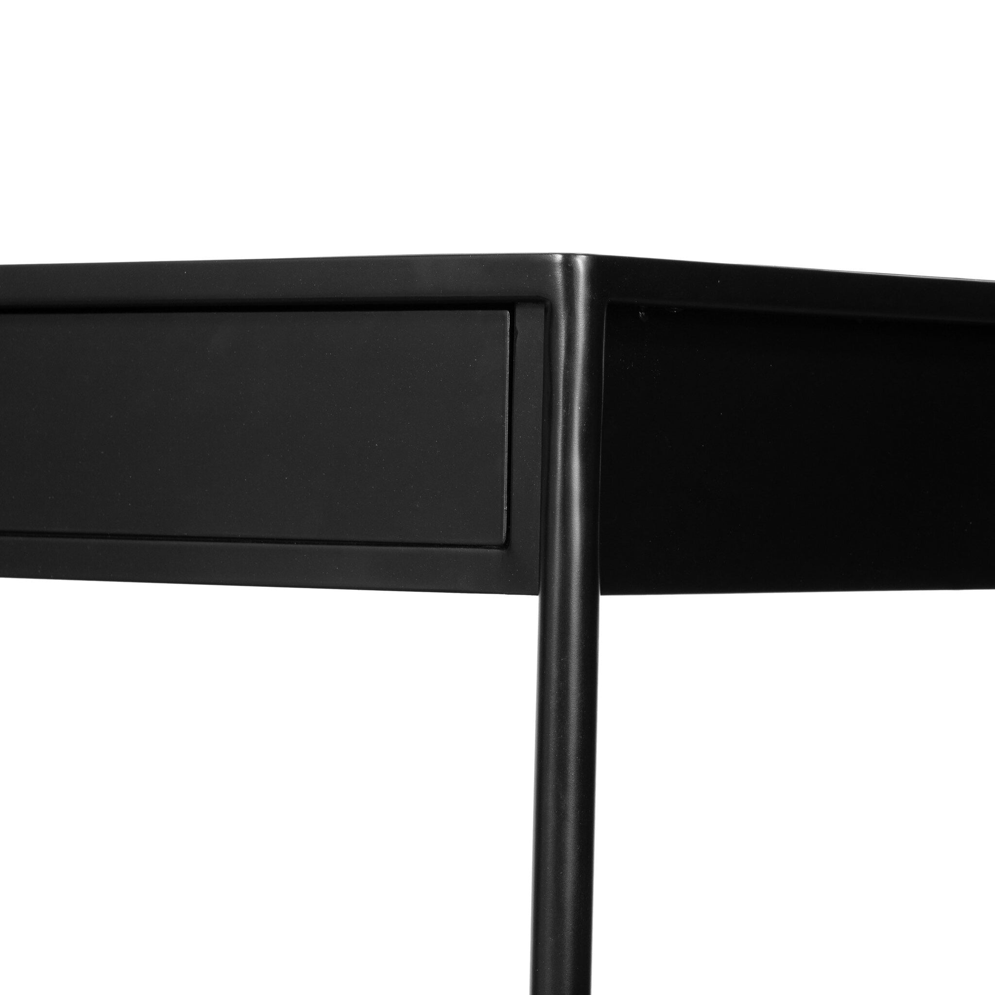 Soto Console Table - Black | Four Hands - 228775-001