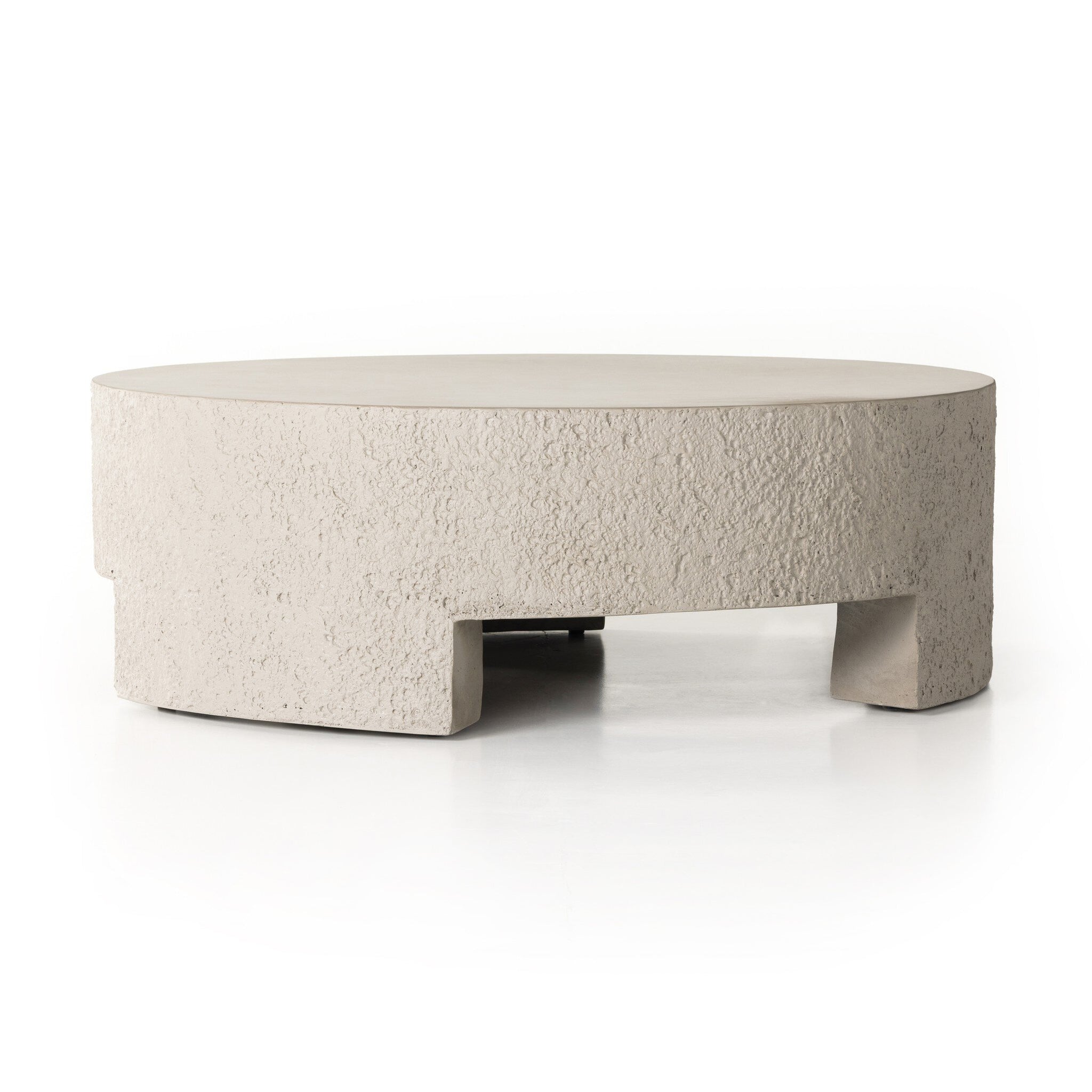Kember Outdoor Coffee Table - Matte Stone | Four Hands - 231853-001