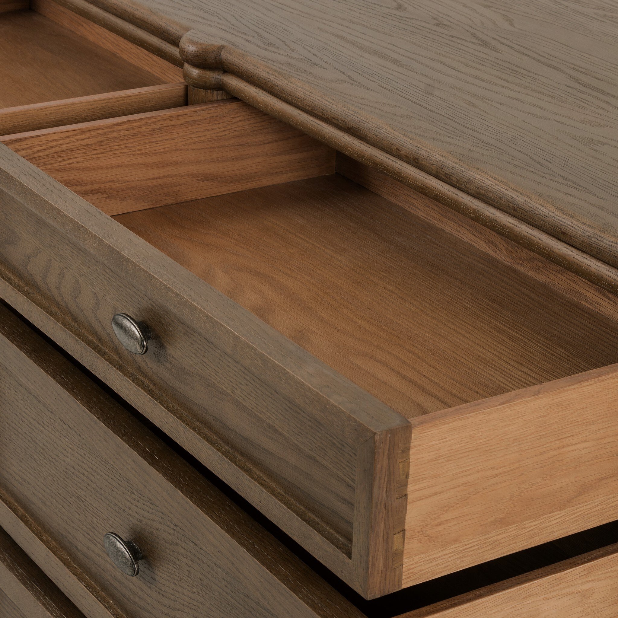 Toulouse 9 Drawer Dresser - Toasted Oak Veneer | Four Hands