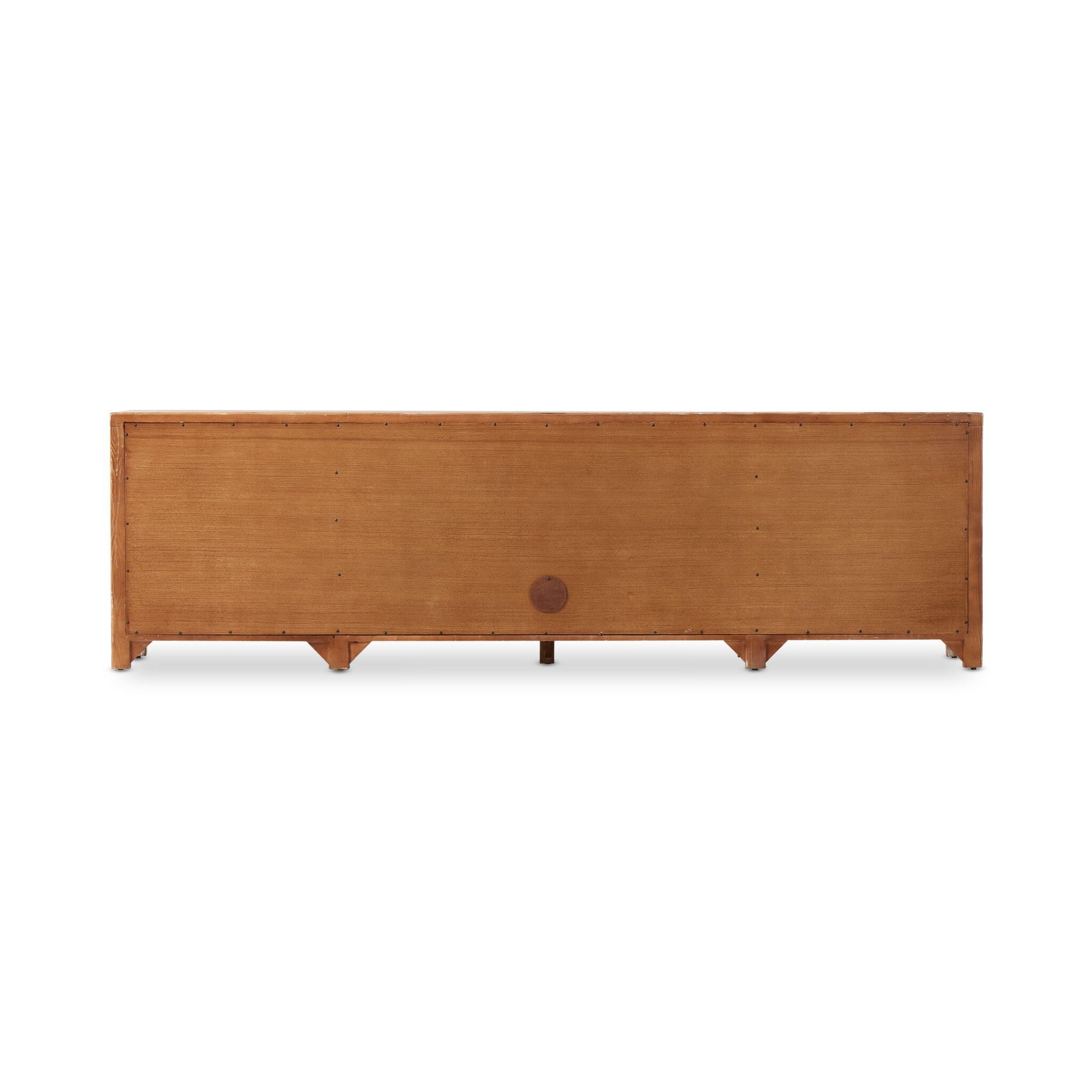 Gaines Media Console - Aged Light Pine | Four Hands - 233546-002