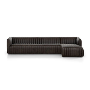 Augustine 2-Piece Sectional - Right Chaise - 124.25" | Four Hands - 234066