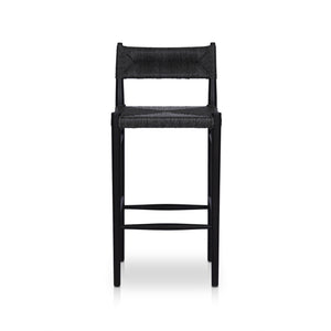 Lomas Bar + Counter Outdoor Stool - Vintage Coal - 42"H | Four Hands - 237996-006
