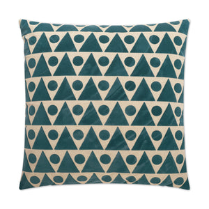 Kilo Decorative Throw Pillow - Turquoise | DV Kap