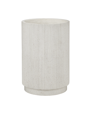 Ridge Large Ivory Terrazzo Planter | Currey & Co - 2200-0072