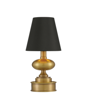 Galavant Brass Cordless Table Lamp | Currey & Co - 6700-0001