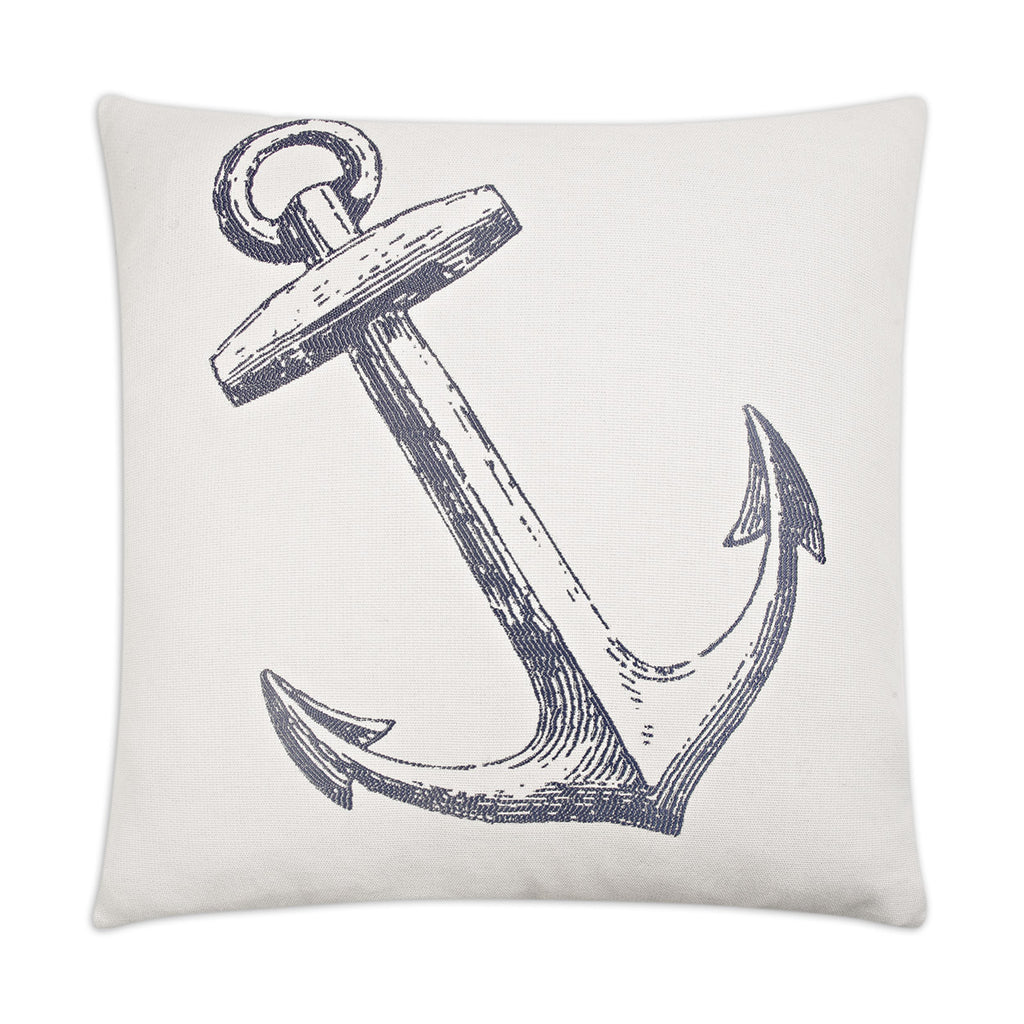 Adrift Decorative Throw Pillow - Navy | DV Kap