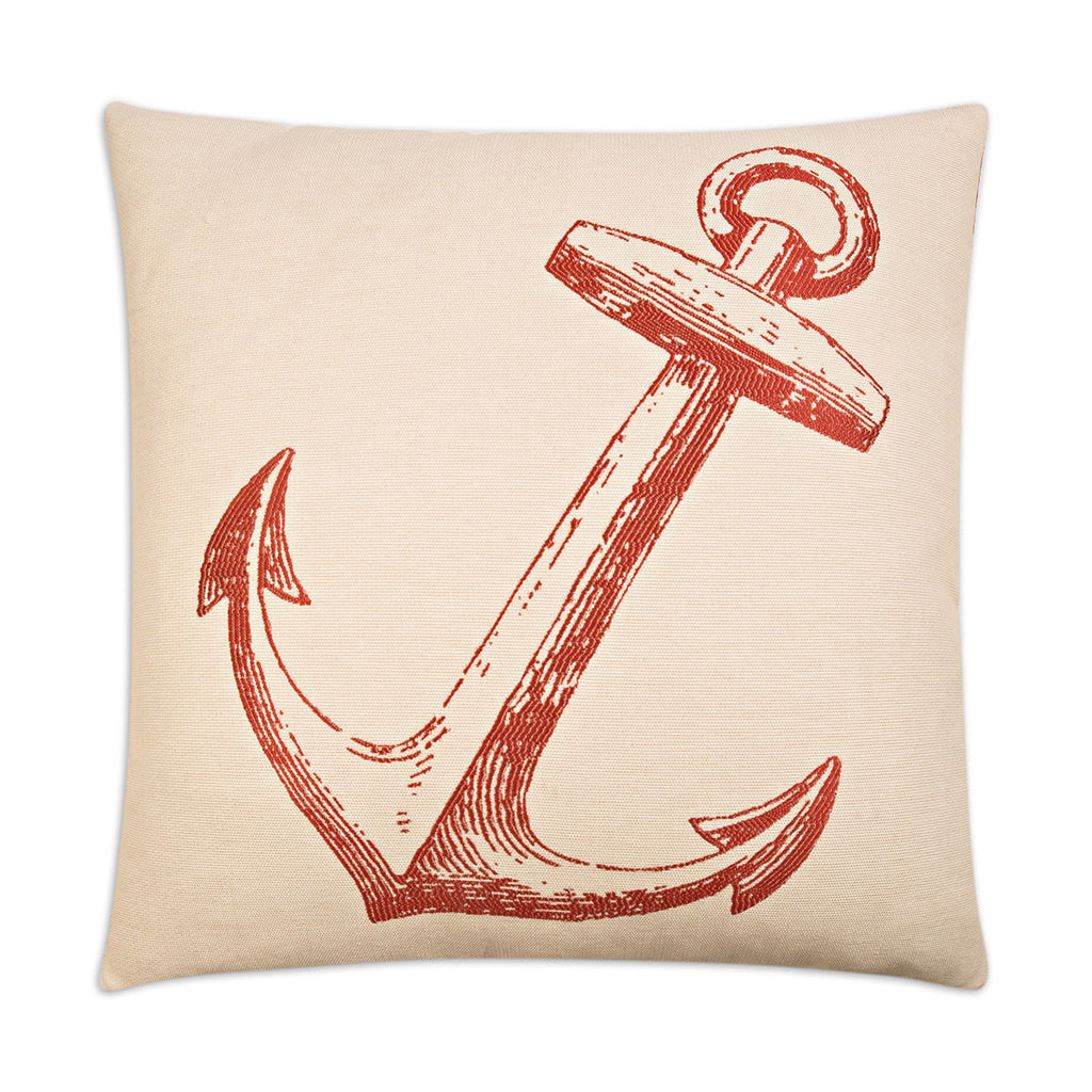 Adrift Decorative Throw Pillow - Red | DV Kap