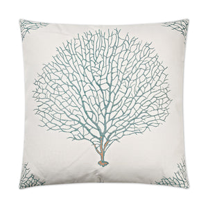 Taormina Decorative Throw Pillow - Aqua | DV Kap