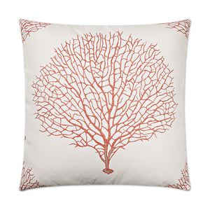 Taormina Decorative Throw Pillow - Coral | DV Kap