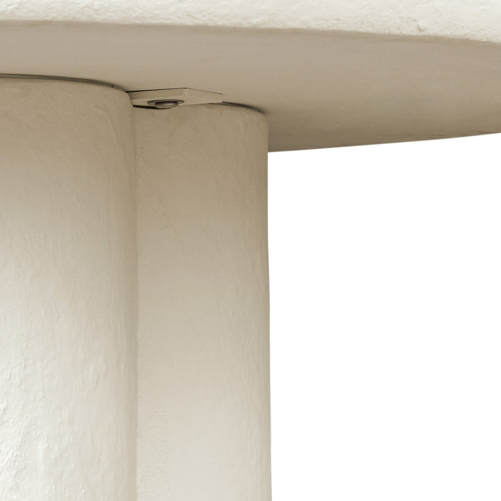 Grano Bistro Table - Plaster Molded Concrete | Four Hands - 249271-001