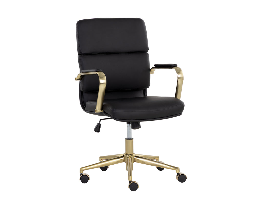 Kleo Office Chair - Onyx | Sunpan Furniture - 107979