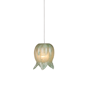Polpo Green 1-Light Round Multi-Drop Pendant | Currey & Co - 9000-1395
