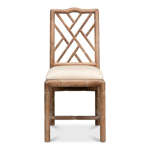 Brighton Bamboo Side Chair | Sarreid Ltd - 26433