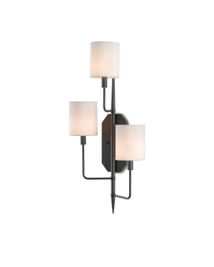 Currey & Co Knowsley Bronze Wall Sconce, Left | 5000-0099