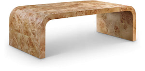 Cresthill Natural Burl Wood Coffee Table | Meridian Furniture - 269-C