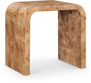 Cresthill Natural Burl Wood End / Side Table | Meridian Furniture - 269-E