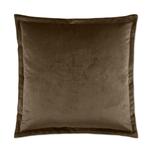 Belvedere Flange Decorative Throw Pillow - Otter | DV Kap