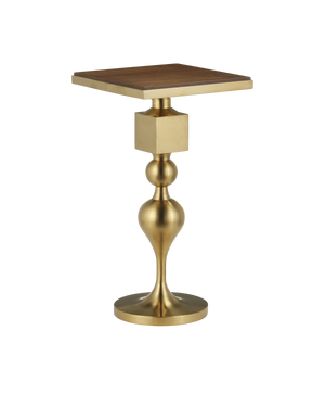 Maeve Accent Table - Brass | Currey & Co - 4000-0213