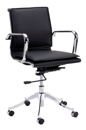 Morgan Office Chair - Onyx | Sunpan Furniture - 102988