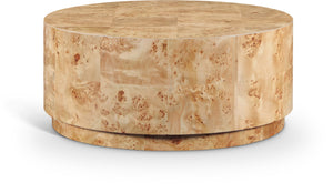 Burl Natural Wood Coffee Table | Meridian Furniture - 270-C