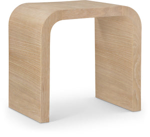 Cresthill White Oak Wood End / Side Table | Meridian Furniture - 272-E