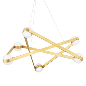 Orbit Chandelier | Hudson Valley Lighting - 2738-AGB