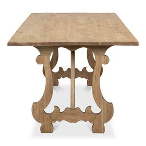Calambac Dining Table Driftwood Finish | Sarreid Ltd - 27862