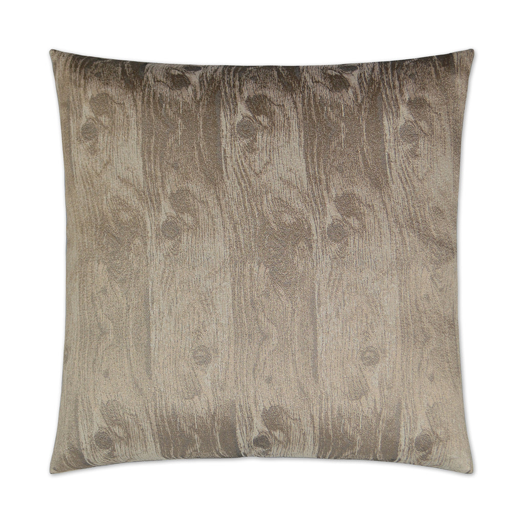 Woodgrain Decorative Throw Pillow - Cocoa | DV Kap
