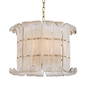 Brasher Chandelier | Hudson Valley Lighting - 2908-AGB