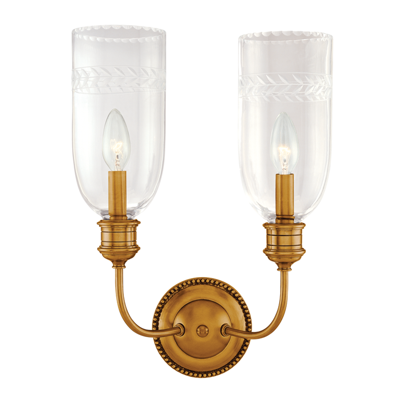 Lafayette Wall Sconce | Hudson Valley Lighting - 292-AGB