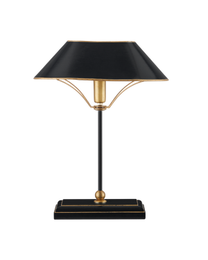 Daphne Black Table Lamp | Currey & Co - 6000-0982