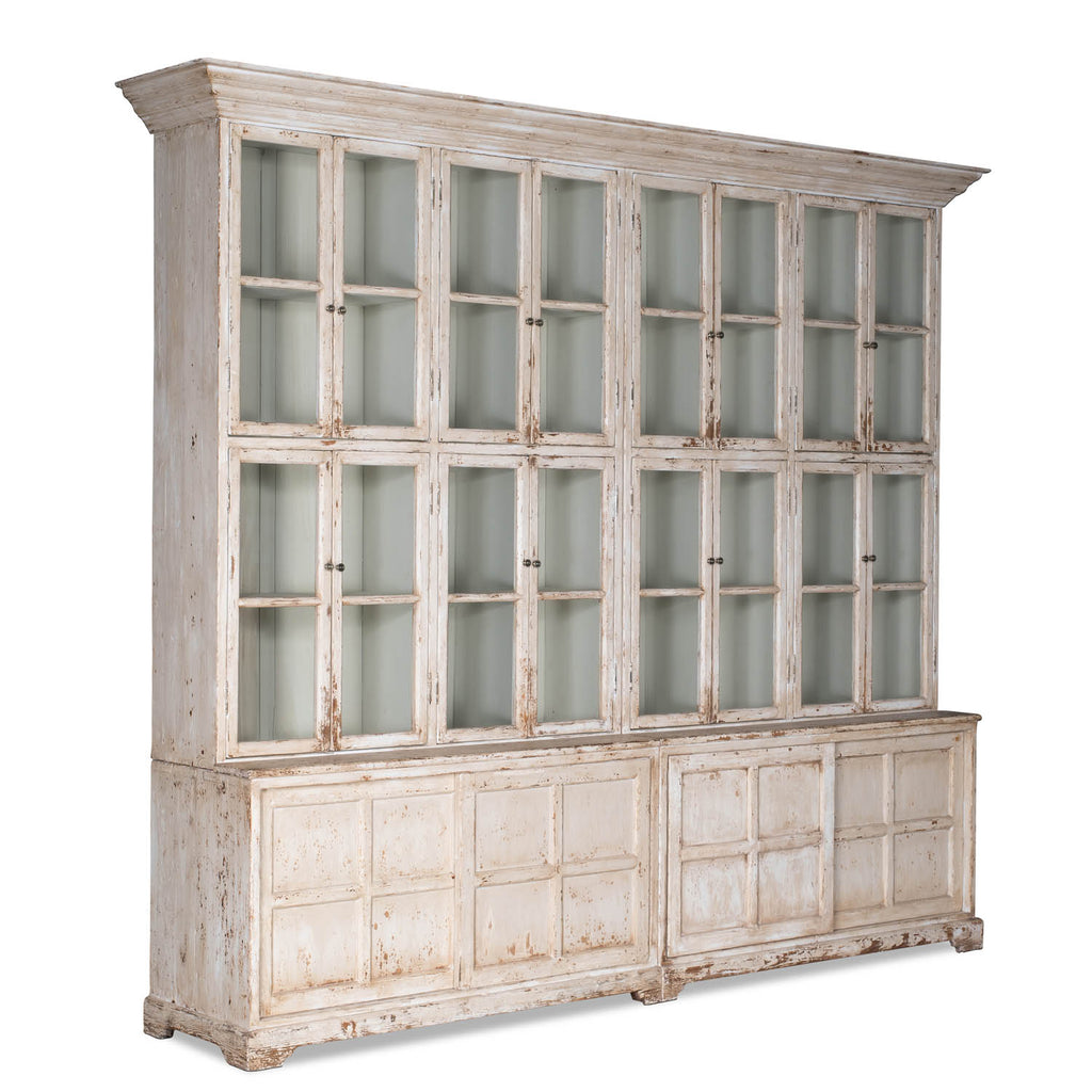 Glass Front Bookcase | Sarreid Ltd - 29949