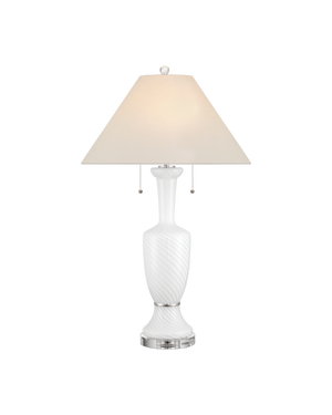 Classico White Table Lamp | Currey & Co - 6000-1066