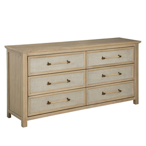 Astwood Mahogany Wood Dresser - 6 Drawers, Drift | Gabriella White - SCH-176038