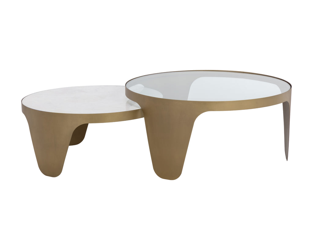 Mysaria Nesting Coffee Tables (Set Of 2) | Sunpan Furniture - 110200